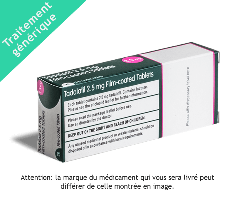 Tadalafil (générique du Cialis)