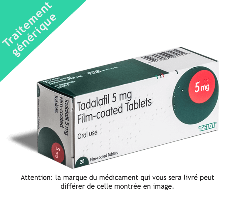 Tadalafil (générique du Cialis)